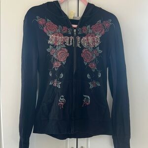 Vintage Sturgis South Dakota Black Zip Up Jacket